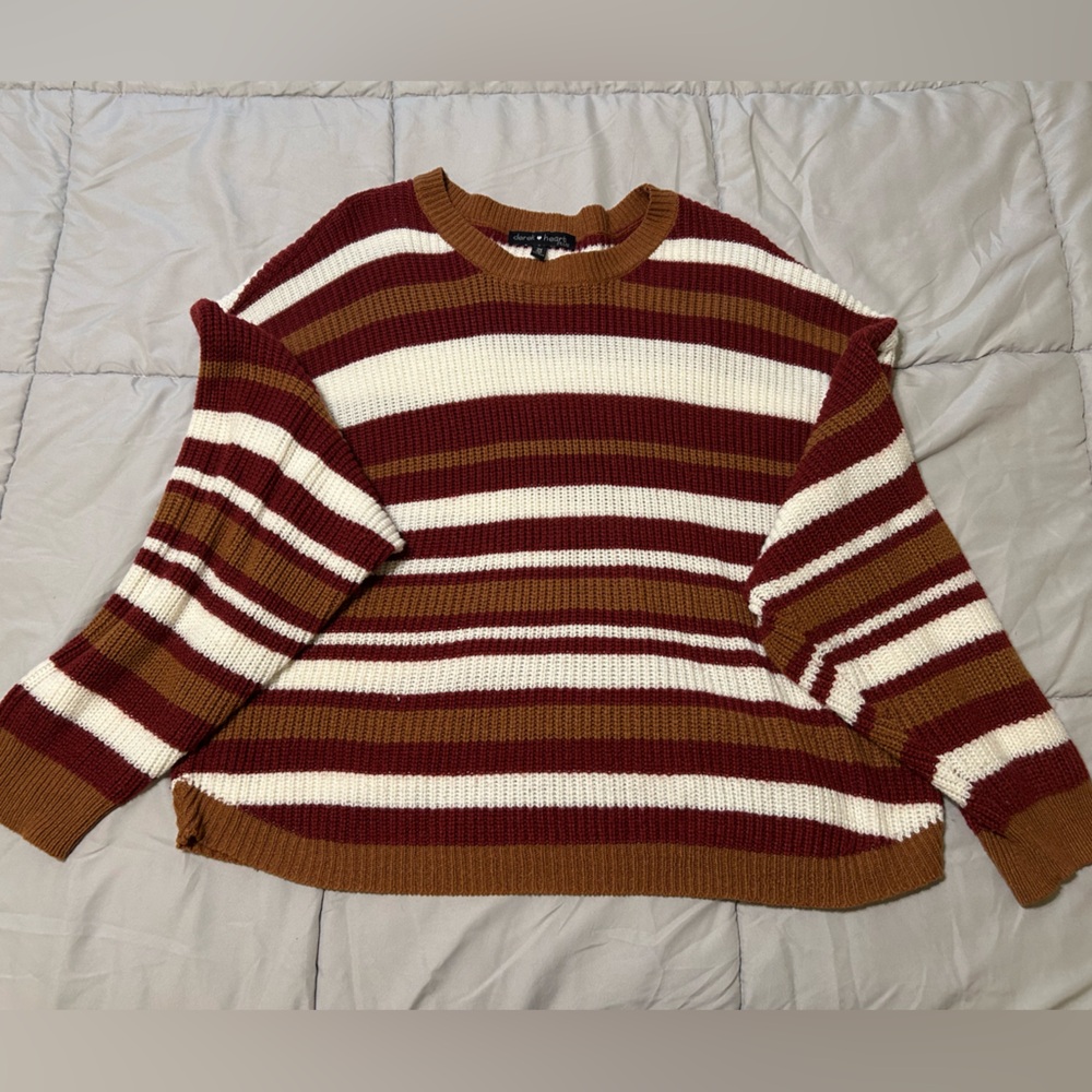 Derek Heart Sweater 
Size 3x